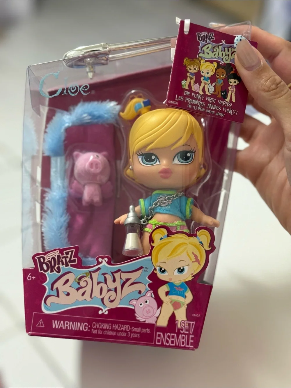 Babyz Chloe Blonde Doll - Pink Accessory Set